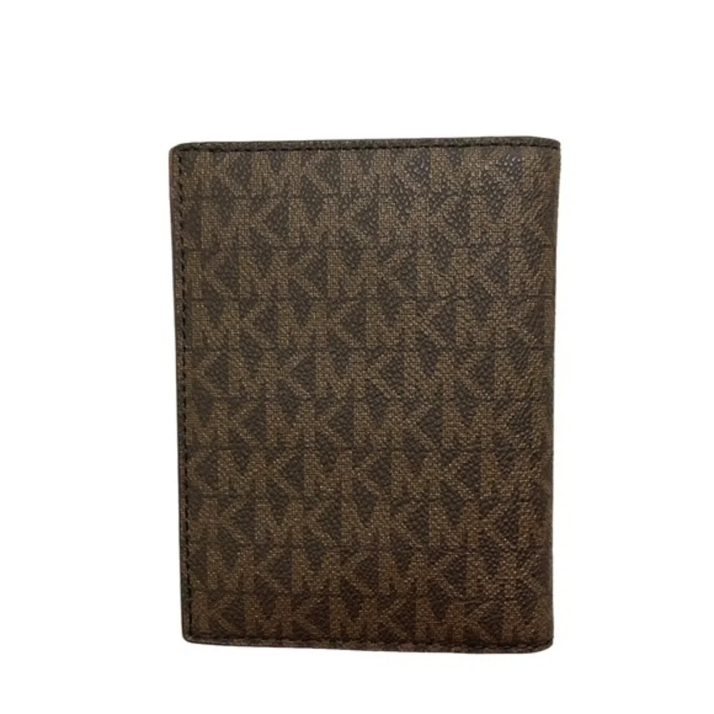 Michael kors brown khaki passport cover